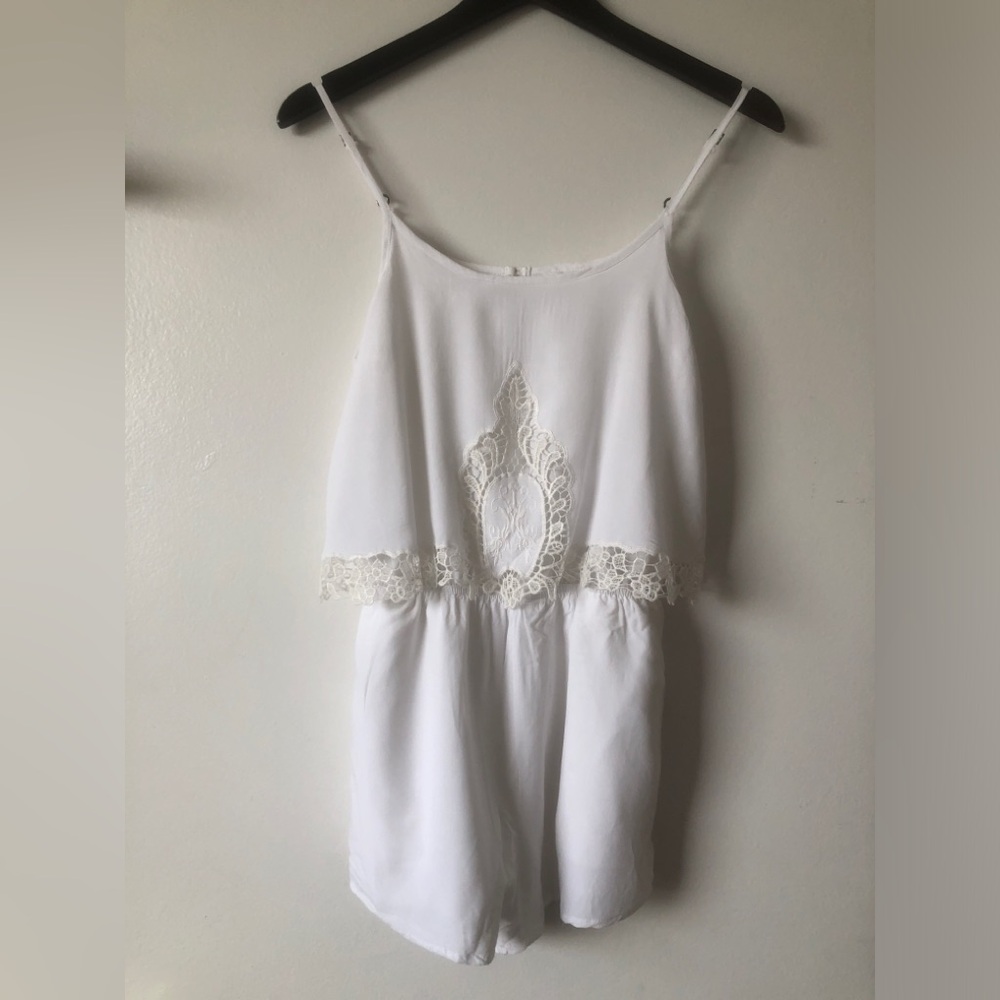 Garage Romper Shorts Sz XS Open Back
